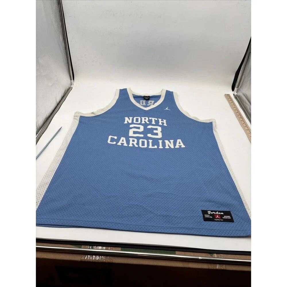 Jumpman Michael Jordan North Carolina Tarheels Stitched Jersey XXL Nat Champions